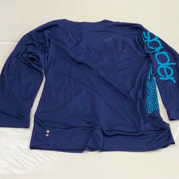Spyder CYCLING 3/4 SLV TOP - Midnight blue - Picture 7 of 16